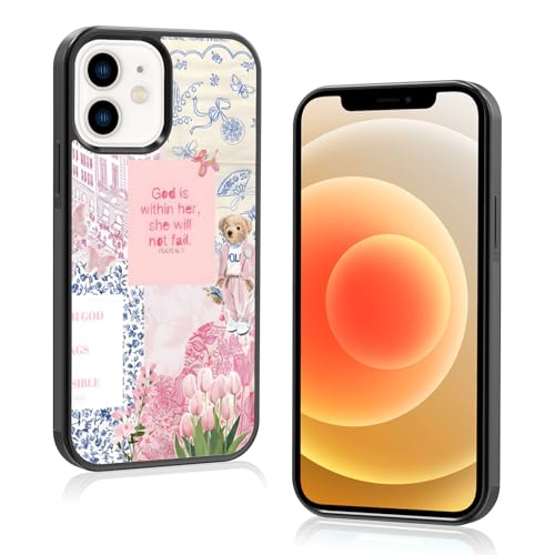 Axulimin Süße christliche Collage ästhetische Handyhülle für iPhone 12 & 12 Pro (6,1 Zoll) von Axulimin