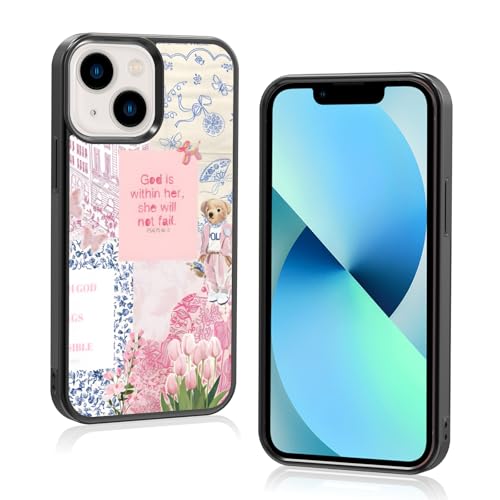 Axulimin Süße christliche Collage ästhetische Handyhülle für iPhone 13 Mini (5,4 Zoll) von Axulimin