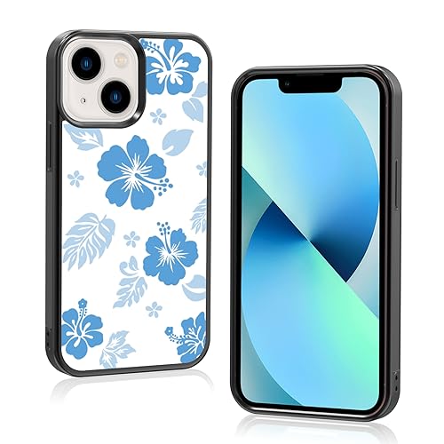 Axulimin für iPhone 13 Mini Hülle Niedlich Kawaii Blau Hibiskus Hawaii Blume Floral Ästhetische Handyhülle für Mädchen Preppy Frauen Axulimin für iPhone 13 Mini Hülle Niedlich Kawaii Blau Hibiskus Hawaii Blume Floral Ästhetische Handyhülle für Mädchen Preppy Frauen von Axulimin