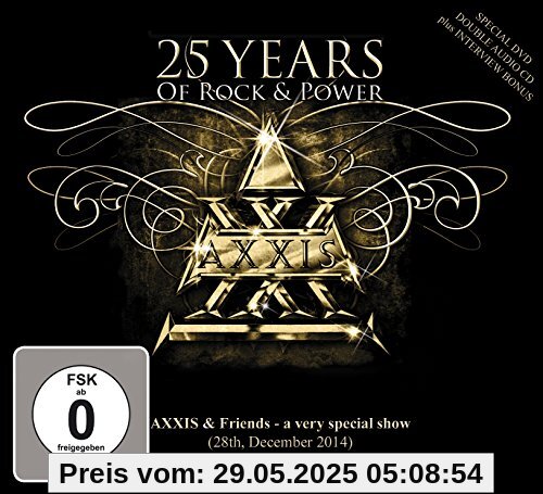 25 Years Of Rock And Power (1 DVD + 2CDs) von Axxis