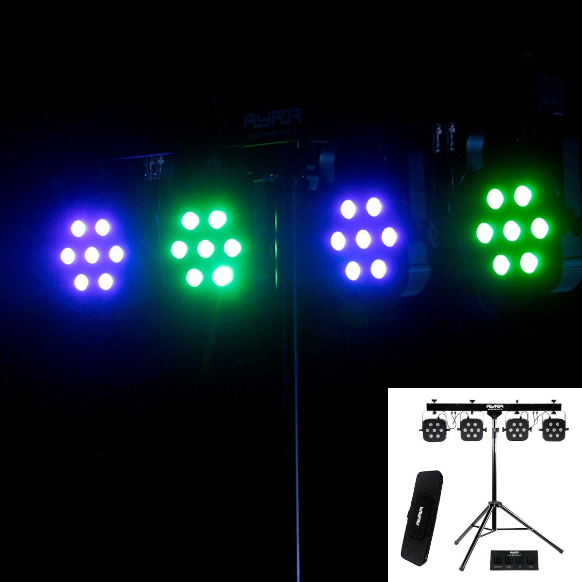 Ayra ComPar Kit 2 LED-Lichtset Ayra ComPar Kit 2 LED-Lichtset von Ayra