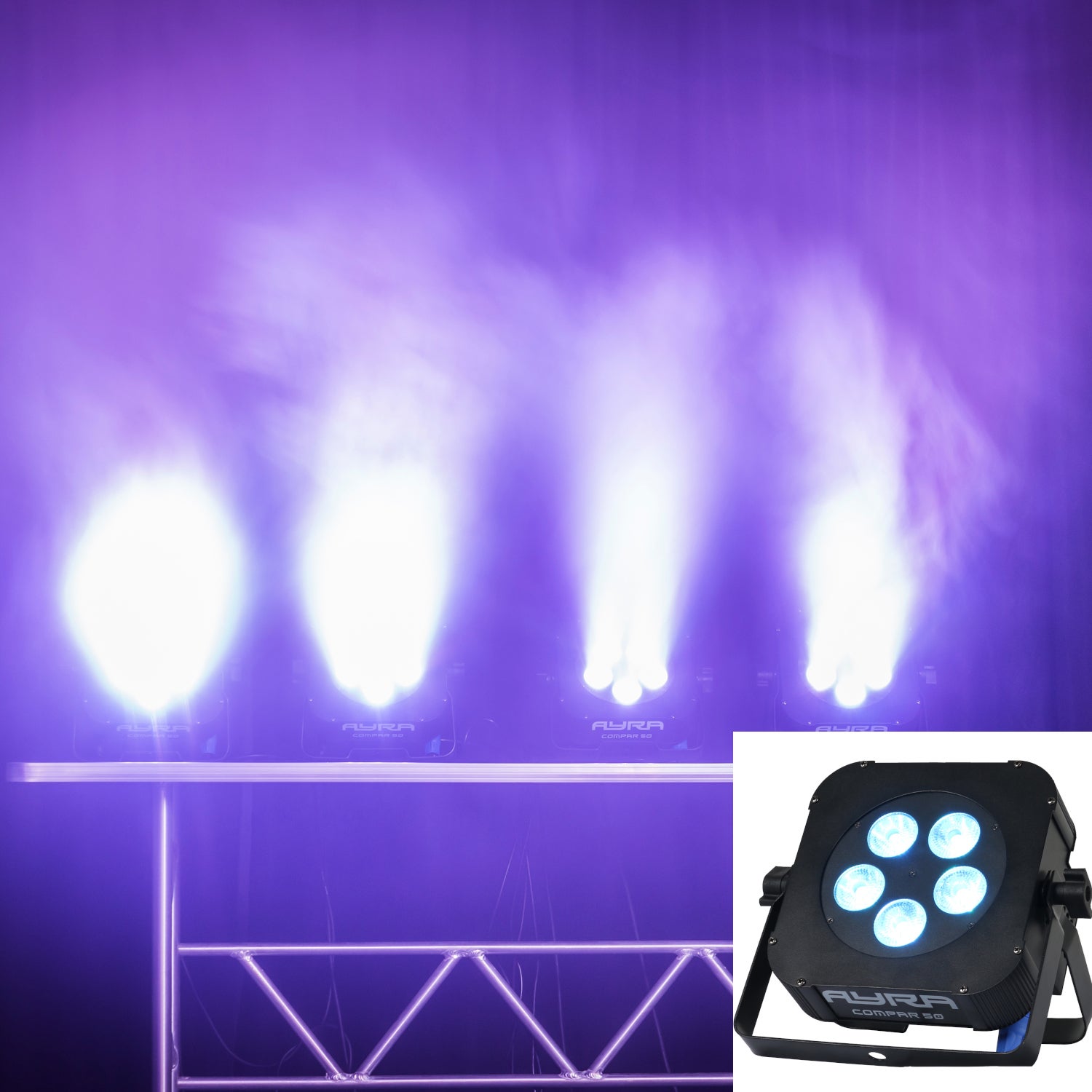 Ayra Compar 50 RGBAW + UV LED Projector Ayra Compar 50 RGBAW + UV LED Projector von Ayra