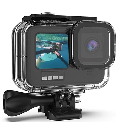Wasserdichtes Gehäuse für Go Pro Hero 13/Hero 12/Hero 11/Hero 10/Hero 9 Black Tauchgehäuse von Azatemgo