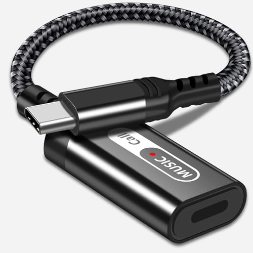 Azddur USB C auf Lightning Audio Adapter Kabel USB Typ C Stecker auf Lightning Buchse Kopfhörer Konverter Kompatibel mit iPad Pro 2020/2021 (Schwarz) von Azddur