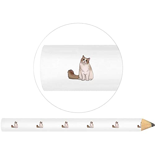 Azeeda 3 x 'Ragdoll-Katze' Tischler Bleistift (LP00019881) von Azeeda