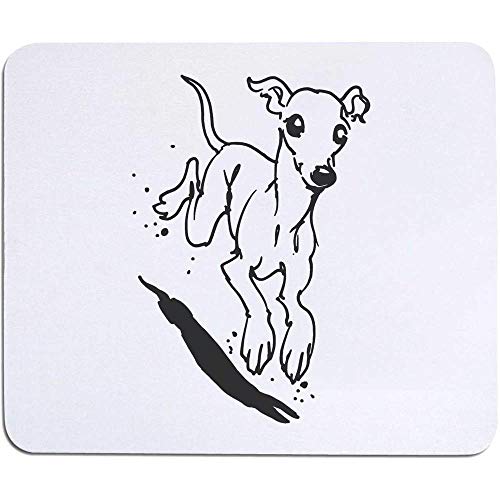 'Begrenzender Whippet' Maus Matte/Schreibtisch Pad (MO00015896) von Azeeda