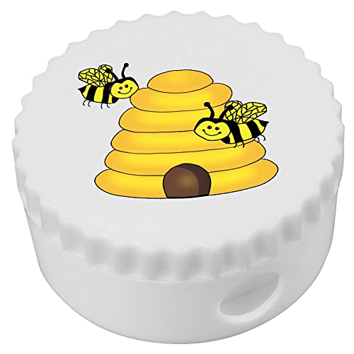 'Bienenstock und Bienen' Kompakt Spitzer (PS00034805) von Azeeda