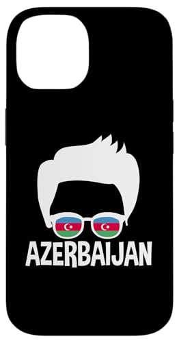 Aserbaidschan Boy Silhouette Proud Azeri Men Hülle für iPhone 14 von Azerbaijan Flag Designs Proud Azeri Heritage