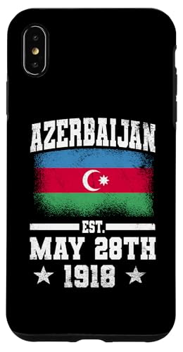 Aserbaidschan Est. 28. Mai 1918 Azeri Independence Day Wear Hülle für iPhone XS Max von Azerbaijan Flag Designs Proud Azeri Heritage