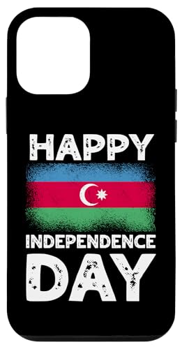 Aserbaidschan-Flagge "Happy Independence Day" Hülle für iPhone 12 mini von Azerbaijan Flag Designs Proud Azeri Heritage