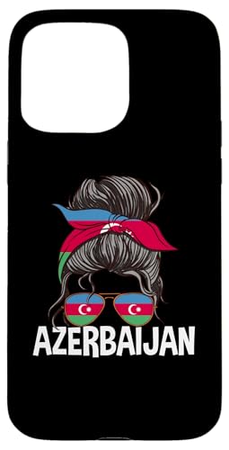 Aserbaidschan Mädchen Unordentlicher Haarknoten Azeri Frau Hülle für iPhone 15 Pro Max Aserbaidschan Mädchen Unordentlicher Haarknoten Azeri Frau Hülle für iPhone 15 Pro Max von Azerbaijan Flag Designs Proud Azeri Heritage