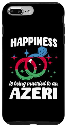 Aserbaidschanische Ehefrau Ehemann Spruch Aseri Married Hülle für iPhone 7 Plus/8 Plus von Azerbaijan Flag Designs Proud Azeri Heritage
