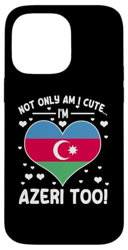 Cute Azeri Apparel Proud Aserbaidschani Women Men Hülle für iPhone 14 Pro Max von Azerbaijan Flag Designs Proud Azeri Heritage