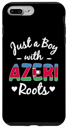 Just A Boy With Azeri Roots Aserbaidschani Pride Man Hülle für iPhone 7 Plus/8 Plus von Azerbaijan Flag Designs Proud Azeri Heritage