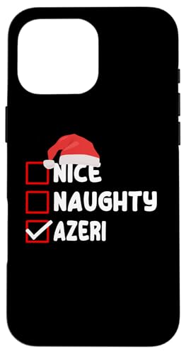 Lustige Aserbaidschan Weihnachten tragen Azeri XMAS Hülle für iPhone 16 Pro Max von Azerbaijan Flag Designs Proud Azeri Heritage