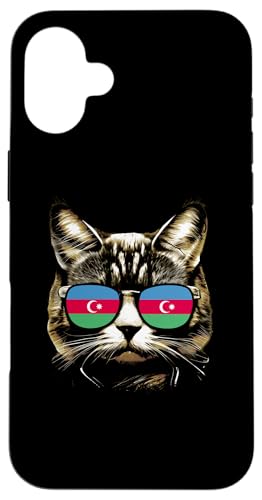 Lustige aserbaidschanische Flagge, Katzenliebhaber, aserbaidschanische Katzen Hülle für iPhone 16 Plus Lustige aserbaidschanische Flagge, Katzenliebhaber, aserbaidschanische Katzen Hülle für iPhone 16 Plus von Azerbaijan Flag Designs Proud Azeri Heritage