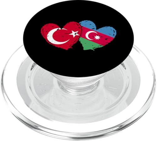 Türkei Aserbaidschan Herz Flagge Türkisch Aserbaidschan Freundschaft PopSockets PopGrip für MagSafe Türkei Aserbaidschan Herz Flagge Türkisch Aserbaidschan Freundschaft PopSockets PopGrip für MagSafe von Azerbaijan Flag Designs Proud Azeri Heritage