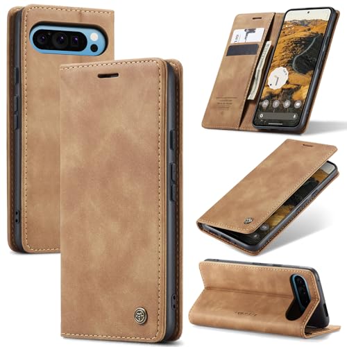 Azororo Handyhülle für Google Pixel 9 Pro XL 5G Hülle Premium Lederhülle Flip Case Magnet Tascher Kartenfach Standfunktion Klapphülle Schutzhülle für Google Pixel 9 Pro XL, Braun Azororo Handyhülle für Google Pixel 9 Pro XL 5G Hülle Premium Lederhülle Flip Case Magnet Tascher Kartenfach Standfunktion Klapphülle Schutzhülle für Google Pixel 9 Pro XL, Braun von Azororo