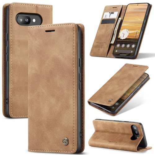 Azororo Handyhülle für Google Pixel 9A 5G Hülle Premium Lederhülle Flip Case Magnet Tascher Kartenfach Standfunktion Klapphülle Schutzhülle für Google Pixel 9A, Braun Azororo Handyhülle für Google Pixel 9A 5G Hülle Premium Lederhülle Flip Case Magnet Tascher Kartenfach Standfunktion Klapphülle Schutzhülle für Google Pixel 9A, Braun von Azororo