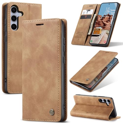 Azororo Handyhülle für Samsung Galaxy S25 Plus 5G Hülle Premium Lederhülle Flip Case Magnet Tascher Kartenfach Standfunktion Klapphülle Schutzhülle für Samsung Galaxy S25 Plus, Braun Azororo Handyhülle für Samsung Galaxy S25 Plus 5G Hülle Premium Lederhülle Flip Case Magnet Tascher Kartenfach Standfunktion Klapphülle Schutzhülle für Samsung Galaxy S25 Plus, Braun von Azororo