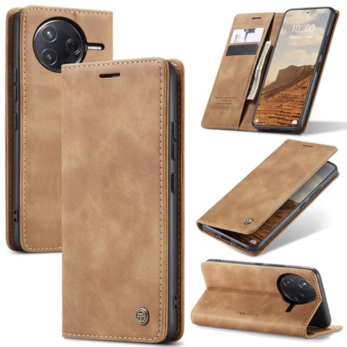 Azororo Handyhülle für Xiaomi Poco F7 Pro 5G Hülle Premium Lederhülle Flip Case Magnet Tascher Kartenfach Standfunktion Klapphülle Schutzhülle für Xiaomi Poco F7 Pro, Braun Azororo Handyhülle für Xiaomi Poco F7 Pro 5G Hülle Premium Lederhülle Flip Case Magnet Tascher Kartenfach Standfunktion Klapphülle Schutzhülle für Xiaomi Poco F7 Pro, Braun von Azororo