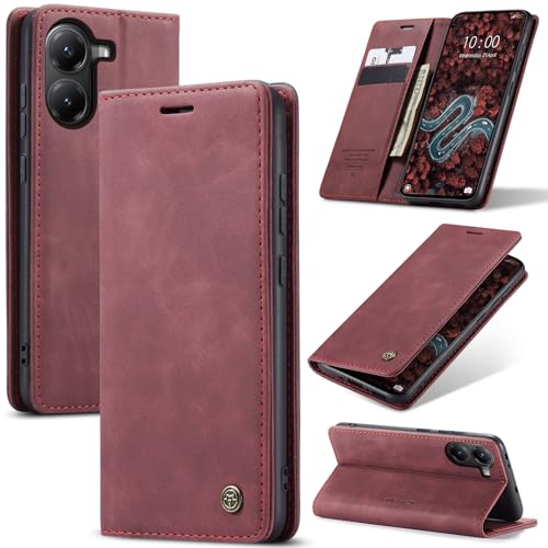 Azororo Handyhülle für Xiaomi Poco X7 Pro 5G Hülle Premium Lederhülle Flip Case Magnet Tascher Kartenfach Standfunktion Klapphülle Schutzhülle für Xiaomi Poco X7 Pro, Weinrot Azororo Handyhülle für Xiaomi Poco X7 Pro 5G Hülle Premium Lederhülle Flip Case Magnet Tascher Kartenfach Standfunktion Klapphülle Schutzhülle für Xiaomi Poco X7 Pro, Weinrot von Azororo