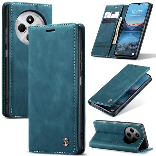 Azororo Handyhülle für Xiaomi Redmi 14C 4G Hülle Premium Lederhülle Flip Case Magnet Tascher Kartenfach Standfunktion Klapphülle Schutzhülle für Redmi 14C 4G, Blaugrün Azororo Handyhülle für Xiaomi Redmi 14C 4G Hülle Premium Lederhülle Flip Case Magnet Tascher Kartenfach Standfunktion Klapphülle Schutzhülle für Redmi 14C 4G, Blaugrün von Azororo