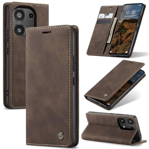Azororo Handyhülle für Xiaomi Redmi Note 13 Pro 4G Hülle Premium Lederhülle Flip Case Magnet Tascher Kartenfach Standfunktion Klapphülle Schutzhülle für Redmi Note 13 Pro 4G, Kaffee Azororo Handyhülle für Xiaomi Redmi Note 13 Pro 4G Hülle Premium Lederhülle Flip Case Magnet Tascher Kartenfach Standfunktion Klapphülle Schutzhülle für Redmi Note 13 Pro 4G, Kaffee von Azororo