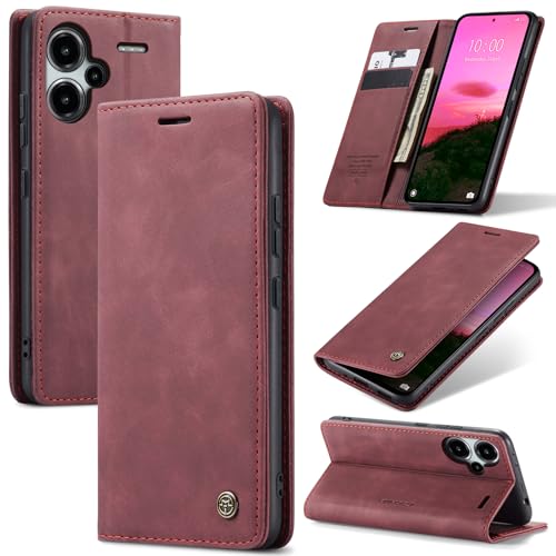 Azororo Handyhülle für Xiaomi Redmi Note 13 Pro Plus 5G Hülle Premium Lederhülle Flip Case Magnet Tascher Kartenfach Standfunktion Klapphülle Schutzhülle für Redmi Note 13 Pro Plus 5G, Weinrot Azororo Handyhülle für Xiaomi Redmi Note 13 Pro Plus 5G Hülle Premium Lederhülle Flip Case Magnet Tascher Kartenfach Standfunktion Klapphülle Schutzhülle für Redmi Note 13 Pro Plus 5G, Weinrot von Azororo