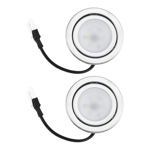 Azull 2 Stück Edelstahl-LED-Glühbirnen für Dunstabzugshauben, DC 12 V, für Küchenteile, Silber Azull 2 Stück Edelstahl-LED-Glühbirnen für Dunstabzugshauben, DC 12 V, für Küchenteile, Silber von Azull
