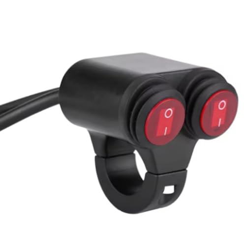 Azull 22mm Universal Motorrad Lenker Scheinwerfer Bremse Nebelscheinwerfer Hupe Dual Control Button Schalter A Azull 22mm Universal Motorrad Lenker Scheinwerfer Bremse Nebelscheinwerfer Hupe Dual Control Button Schalter A von Azull