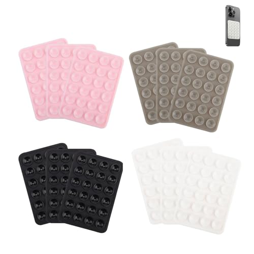 AzureRay 12er-Pack Saugnapf Handy, Handyhalterung Saugnapf, Silikon Saugnapf Handyhülle mit Selbstklebender Rückseite AzureRay 12er-Pack Saugnapf Handy, Handyhalterung Saugnapf, Silikon Saugnapf Handyhülle mit Selbstklebender Rückseite von AzureRay