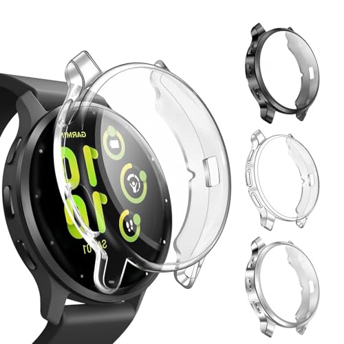 AzureRay Premium 3er-Pack Displayschutz für Garmin Venu 3S 41mm - Ultradünne TPU Hülle mit 9H Härtegrad, kratzfester Schutz, kompatibel mit Venu 3S Smartwatch von AzureRay