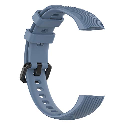 Silikon-Armband Kompatibel für Huawei Honor 3/4/5, Smart-Armband-Ersatzzubehör (Rock Cyan) von Azusumi