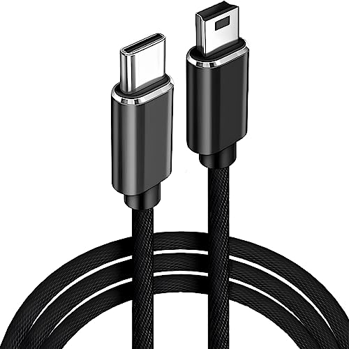 Mini-USB-auf-USB-C-Kabel, USB C auf Mini-USB, 91 cm, Mini-USB auf Typ C, kompatibel mit Digitalkamera, MP3-Player, PS3-Controller, GPS-Receiver, MacBook, XPS, Chromebook und anderen Mini-B-Geräten Mini-USB-auf-USB-C-Kabel, USB C auf Mini-USB, 91 cm, Mini-USB auf Typ C, kompatibel mit Digitalkamera, MP3-Player, PS3-Controller, GPS-Receiver, MacBook, XPS, Chromebook und anderen Mini-B-Geräten von Azuxreza