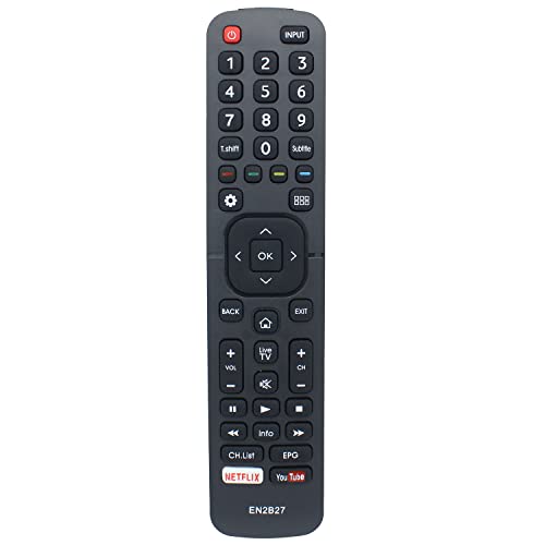 Ersatz EN2B27 Fernbedienung für Hisense TV auch kompatibel mit EN2A27 EN2C27 EN2D27 EN2B27HB von Azwok