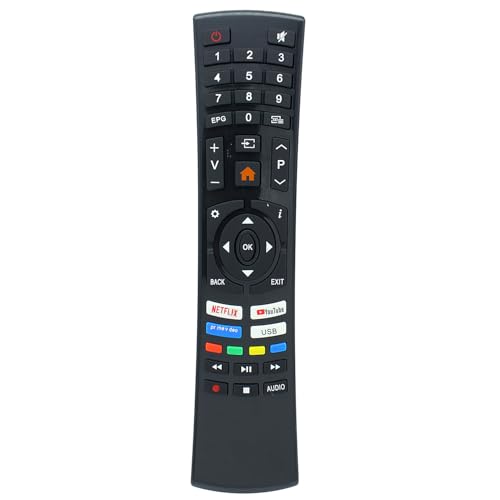 Ersatz-Fernbedienung für Smart Tech TV SMT65A8PUV2M1B1 SM43F30UV2M1B1 SMT43S10UV2 L1B1 65UL10V1 SMT58F30UV2M1B1 43UL10V1 SMT50S10UV2L1B1 43UL10V1 3FL10V 1 SMT2419DHV1T1B1 50UL10V1 LE-43F3 von Azwok