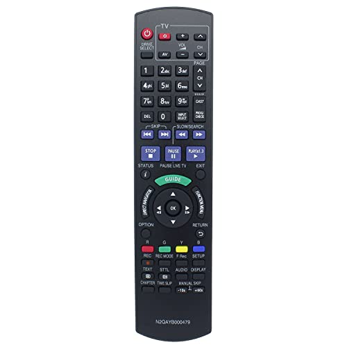 Ersatz N2QAYB000479 Fernbedienung für Panasonic DVD Recorder auch kompatibel mit N2QAYB000475 N2QAYB000339 N2QAYB000614 N2QAYB000610 N2QAYB001076 N2QAYB000618 N2QAY. B000271 N2QAYB000345 Ersatz N2QAYB000479 Fernbedienung für Panasonic DVD Recorder auch kompatibel mit N2QAYB000475 N2QAYB000339 N2QAYB000614 N2QAYB000610 N2QAYB001076 N2QAYB000618 N2QAY. B000271 N2QAYB000345 von Azwok