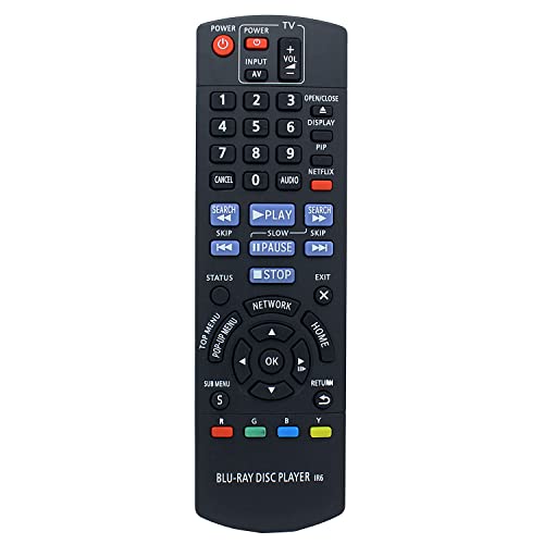 N2QAYB000575 Fernbedienung Ersatz für Panasonic Blu-Ray Disc IR6 Player DMP-BD75 DMP-BD755 DMP-BD755P DMP-BD75P DMP-BD75PC DMP-MST60 DMP-MS10 DMP-BDT210 DMP-BDT110 DMP-BDT110 DMP-BDMP-BDT110 N2QAYB000575 Fernbedienung Ersatz für Panasonic Blu-Ray Disc IR6 Player DMP-BD75 DMP-BD755 DMP-BD755P DMP-BD75P DMP-BD75PC DMP-MST60 DMP-MS10 DMP-BDT210 DMP-BDT110 DMP-BDT110 DMP-BDMP-BDT110 von Azwok