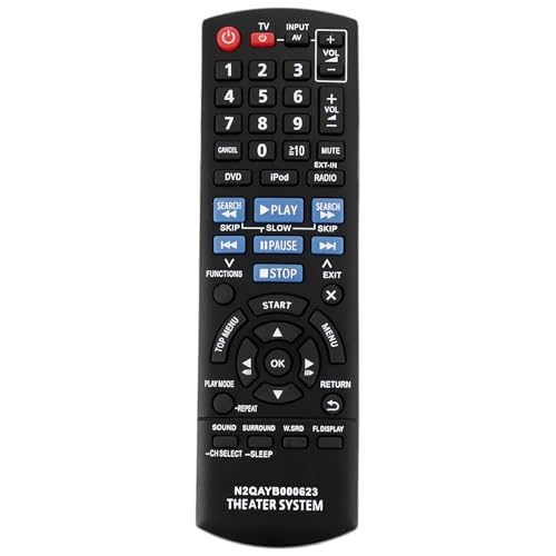 N2QAYB000623 Fernbedienung Ersatz für Panasonic DVD Heimkino Soundsystem SC-XH150 SCXH150 SA-XH150 SAXH150 N2QAYB000623 Fernbedienung Ersatz für Panasonic DVD Heimkino Soundsystem SC-XH150 SCXH150 SA-XH150 SAXH150 von Azwok