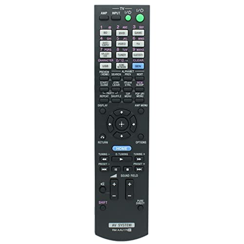RM-AAU170 Fernbedienung Ersatz für Sony AV-System STR-DN840 STR-DH740 STR-DH540 1-492-051-11 RM-AAU169 RM-AAU168 RM-AAU170 Fernbedienung Ersatz für Sony AV-System STR-DN840 STR-DH740 STR-DH540 1-492-051-11 RM-AAU169 RM-AAU168 von Azwok