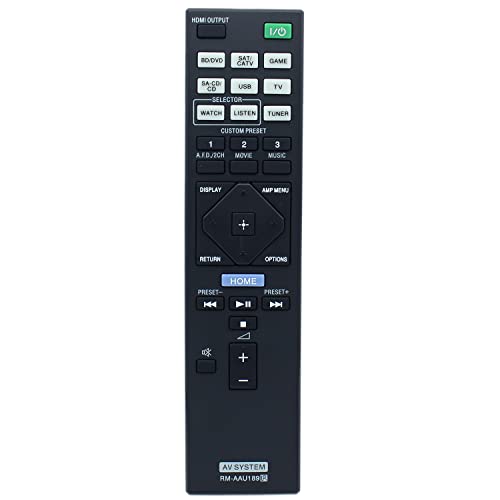 RM-AAU189 Ersatz-Fernbedienung für Sony AV-Receiver STR-DN1050 STR-DN850 STRDN1050 STRDN850 RM-AAU189 Ersatz-Fernbedienung für Sony AV-Receiver STR-DN1050 STR-DN850 STRDN1050 STRDN850 von Azwok