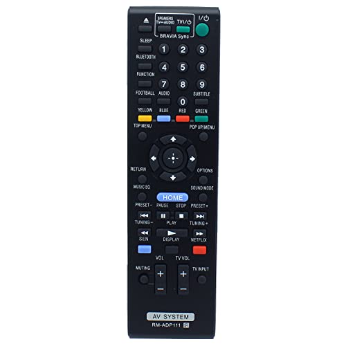RM-ADP111 Fernbedienung Ersatz für Sony Blu-ray DVD Heimkinosystem BDV-E2100 BDV-E4100 BDV-E6100 BDV-E3100 RM-ADP111 Fernbedienung Ersatz für Sony Blu-ray DVD Heimkinosystem BDV-E2100 BDV-E4100 BDV-E6100 BDV-E3100 von Azwok