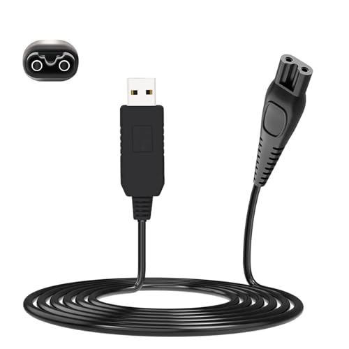 Azwood Typ-C Ausgangskabel für Philips Rasierer, 15 V, Ersatz-USB-C-Kabel für HQ8505 Rasierer Philips, Norelco 9700, 9300, 8900, 6100, 5700, 5550, 3000, 3500, 4200 Azwood Typ-C Ausgangskabel für Philips Rasierer, 15 V, Ersatz-USB-C-Kabel für HQ8505 Rasierer Philips, Norelco 9700, 9300, 8900, 6100, 5700, 5550, 3000, 3500, 4200 von Azwood