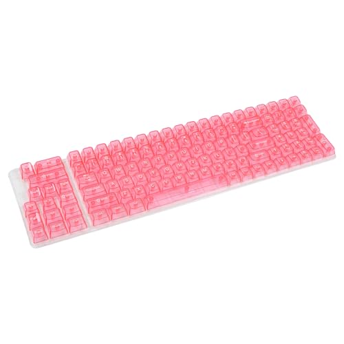 Azxcvbnm 115pcs Clear Backit Leuchtetschlüsselkaps Ersatz OEM Höhe Verbessert Die Eingabe Für 61 87 98 104 Layouts Mechanische Tastaturen von Azxcvbnm
