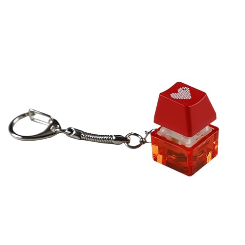 Azxcvbnm RGB leuchtende rote Herz-Tastenkappe, mechanische Tastaturschalter, Tester, akustischer Klick-Schlüsselanhänger Azxcvbnm RGB leuchtende rote Herz-Tastenkappe, mechanische Tastaturschalter, Tester, akustischer Klick-Schlüsselanhänger von Azxcvbnm