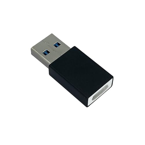 Azxcvbnm USB-Datenblockierender USB-C-auf-USB-A-Adapter für schnelles Aufladen und Datenprävention von Azxcvbnm