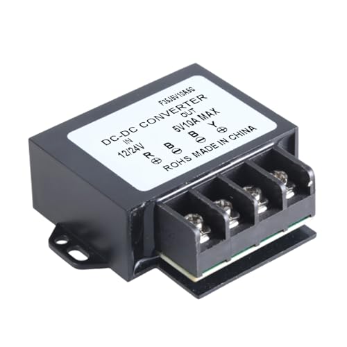 DC 12 ~ 24 V auf 5 V 10 A Konvertermodul 50 W Auto-Netzadapter Spannungsregler Adapter für 5 V elektronische Produkte von Azxcvbnm