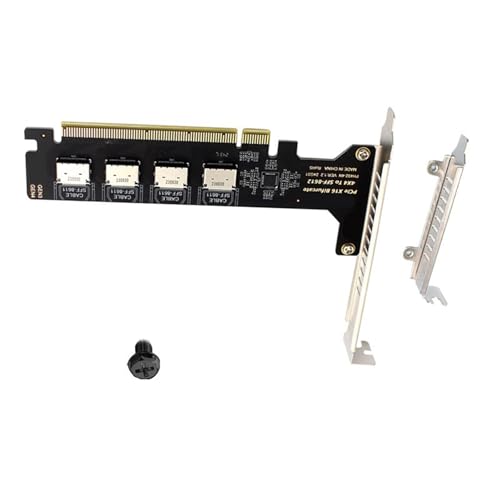 PCIE X16 Bis SFF 8612 SFF 8611 Expansion Adapter Für Mainboard Multiple Disk PCIE X4x4x4x4 von Azxcvbnm