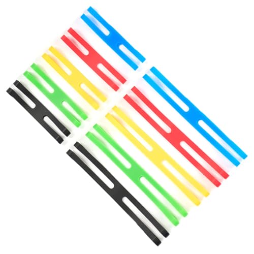 Silikonbänder 10pcs Farbenfrohe Elastische Bänder Wickeln Für Bag Wrap Übungen Und Camping Erforderlich Silikonbänder 10pcs Farbenfrohe Elastische Bänder Wickeln Für Bag Wrap Übungen Und Camping Erforderlich von Azxcvbnm